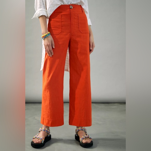 Anthropologie Colette Wide-Leg Pants Size 27 - Picture 4 of 15